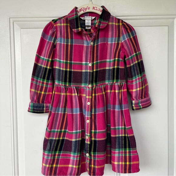 Ralph Lauren Other - •Ralph Lauren• Girls Flannel Plaid Dress - Size 18 Months